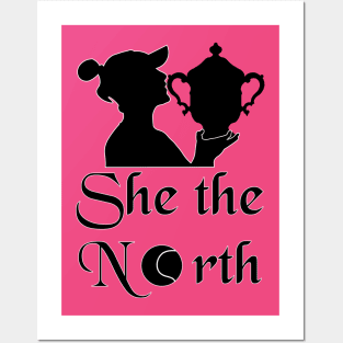 She The North T Shirt, She The North Bianca Andreescu Us Open Tennis T Shirt, shethenorth t shirt, Margaret court, Winner of us open 2019 Posters and Art